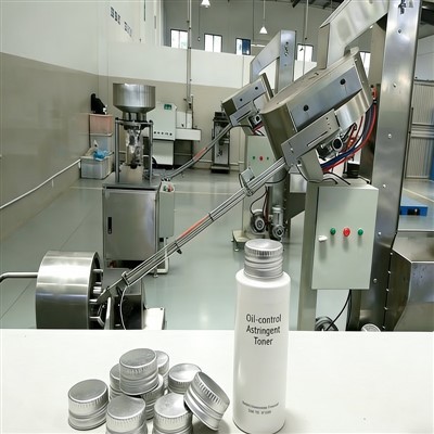 Linija za proizvodnju kapa s navojem za kontrolu ulja-astringentnog tonera