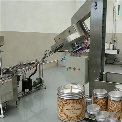 Linija za proizvodnju kapa s navojem od fitilja od drva